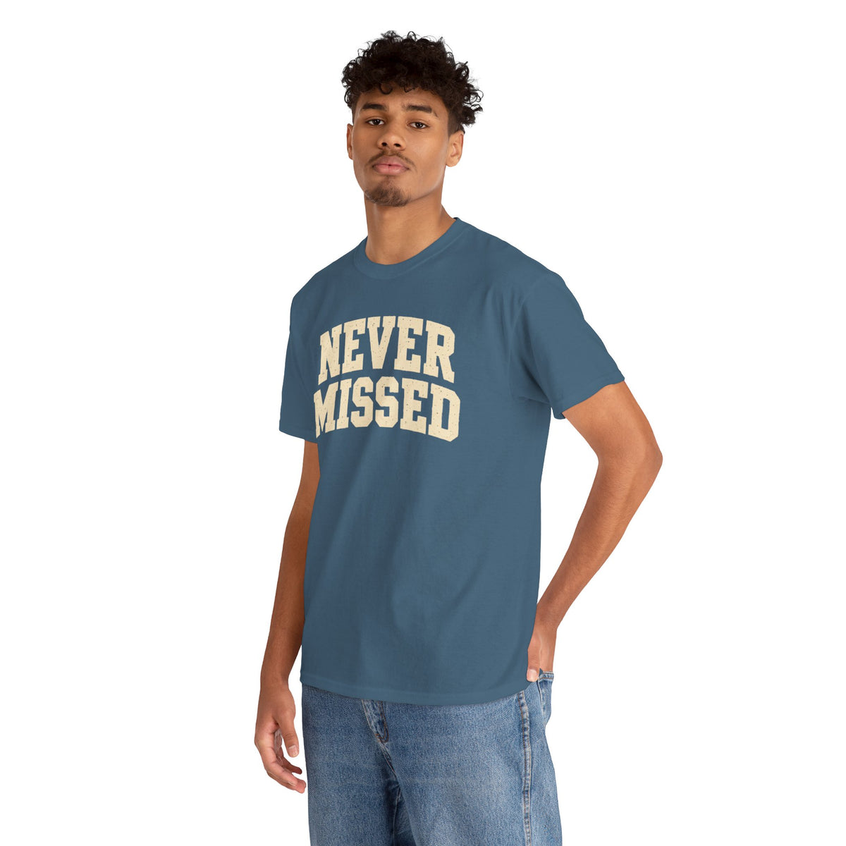 Never Missed Shirt, Funny Sarcastic T Shirt, Confidence Humor Tee, Gift for Men, Vintage Graphic Shirt, Funny Saying Tee
