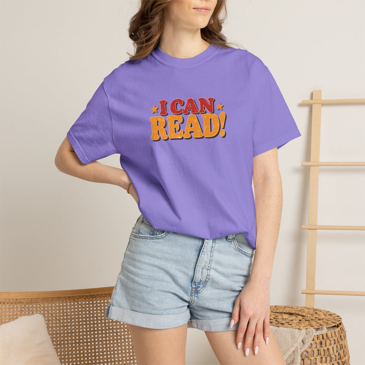 I Can Read Shirt, Funny Retro Reading T-Shirt, Book Lover Gift, Vintage Reader Tee, Librarian Teacher Shirt