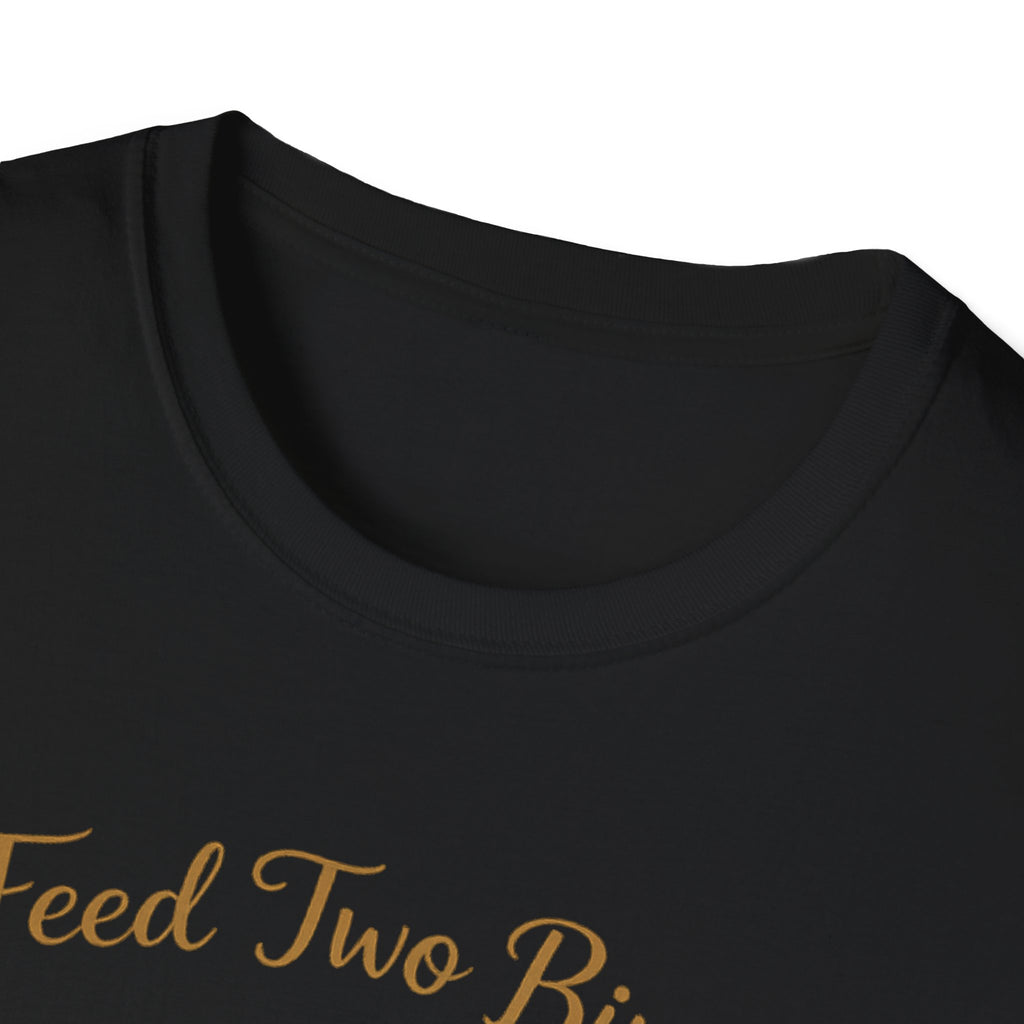 Feed Two Birds With One Scone Shirt, Cottagecore Bird Tee, Cute Animal Shirt, Cozy Aesthetic Gift, Funny Nature Saying, Wholesome Tee