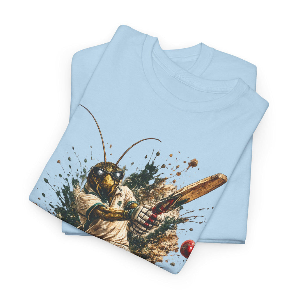 Cricket Playing Cricket Shirt | Funny Insect Athlete Tee | Badass Cricket Player Graphic | Sports Humor Shirt | Unique Gift Idea