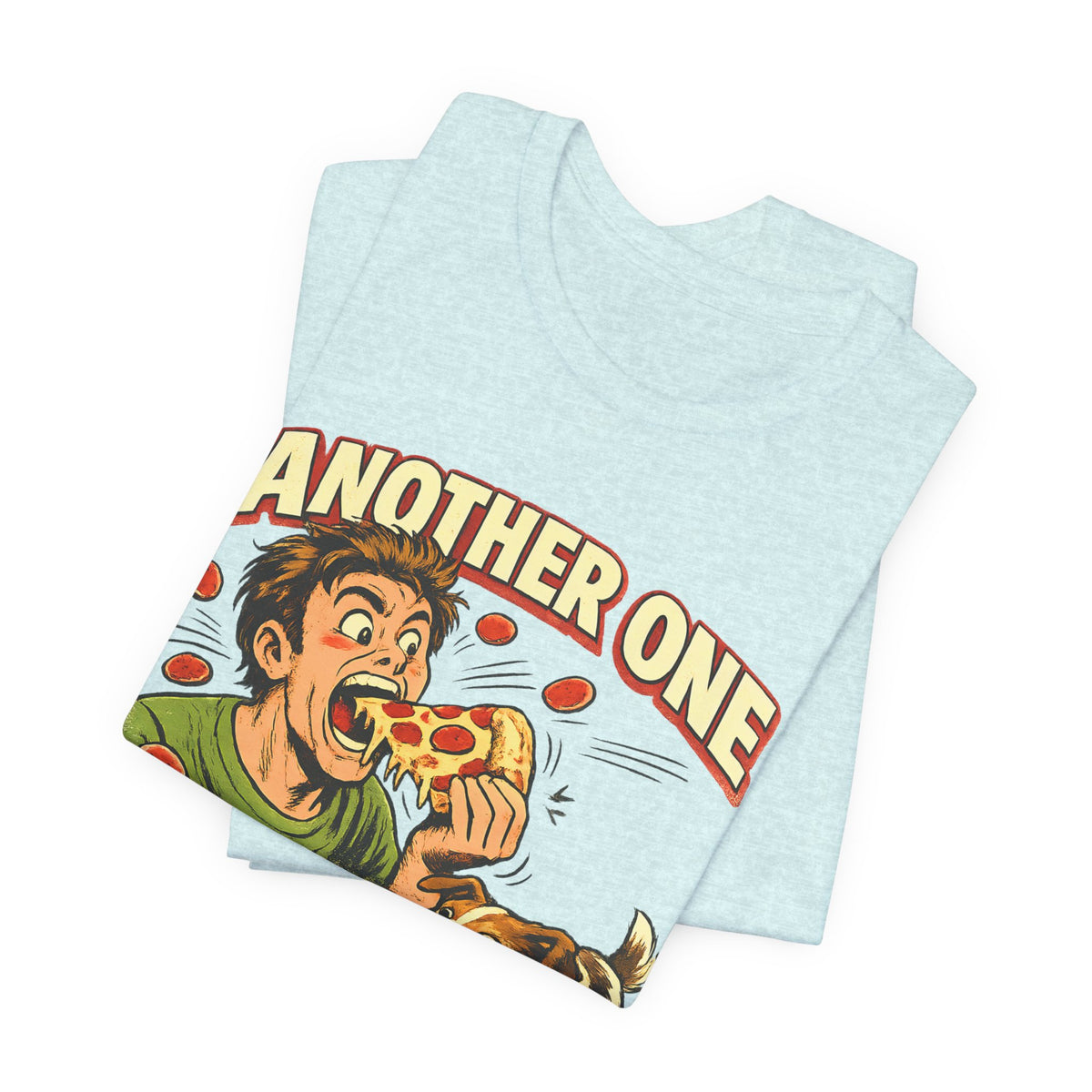 Another One Bites The Crust Shirt, Funny Pizza Dog Tee, Retro Pizza Lover Gift, Funny Dog Owner Shirt, Vintage Comic Graphic Tee