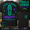 Trail & Error Wilderness Graphic Tee, Comfort Colors Hiking Shirt