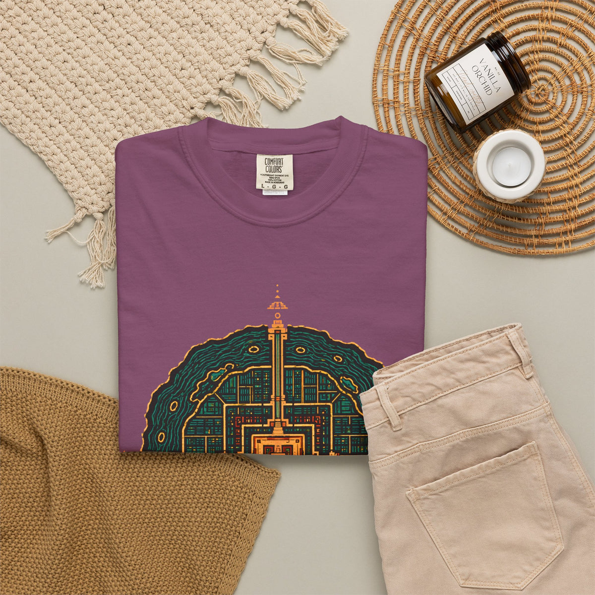 Tenochtitlan 1519 Shirt, Aztec Sacred Geometry Tee, Ancient Mexico Map Shirt, Lake Texcoco Graphic Tee, Anthropology Streetwear