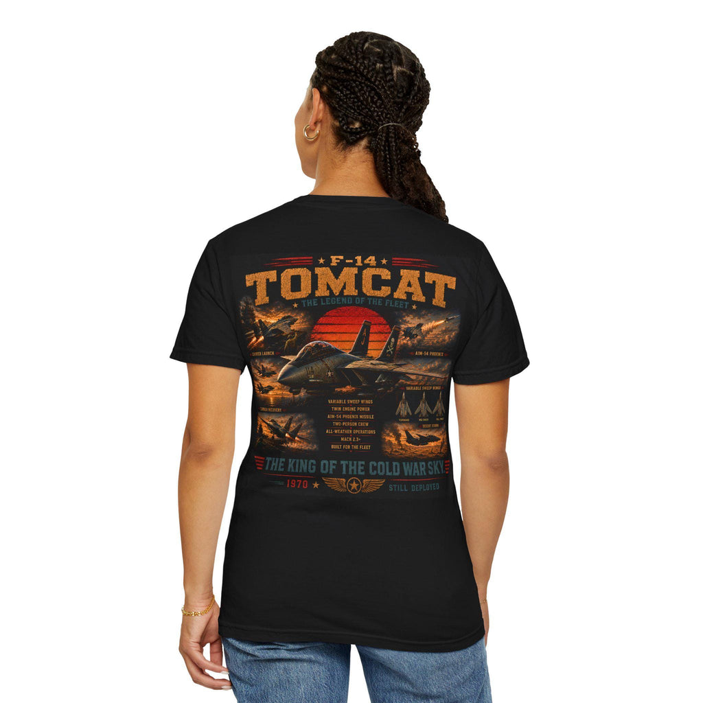 F-14 Tomcat Fighter Jet T-Shirt | Vintage Military Aviation Artwork