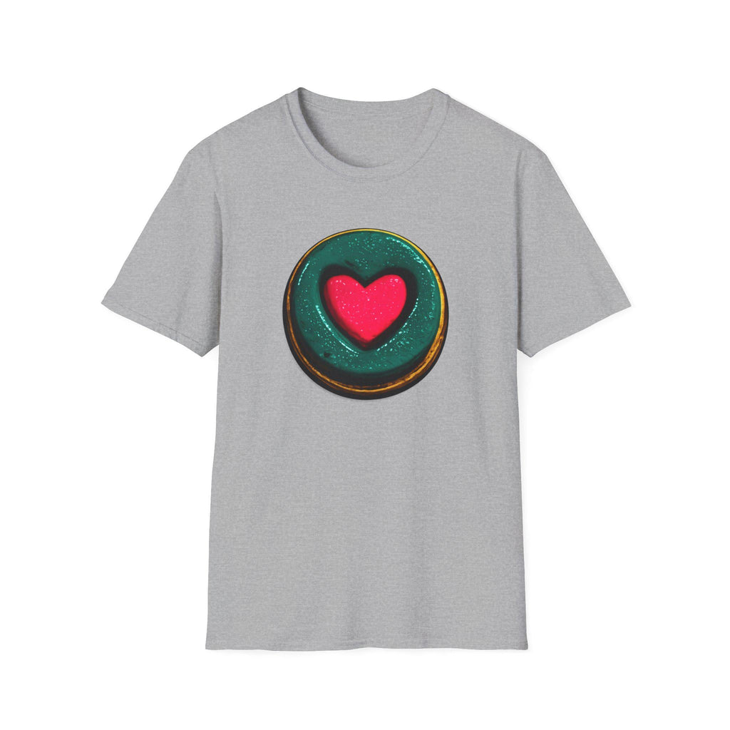 Heart O Graphic Tee, Minimal Love Symbol Streetwear Shirt