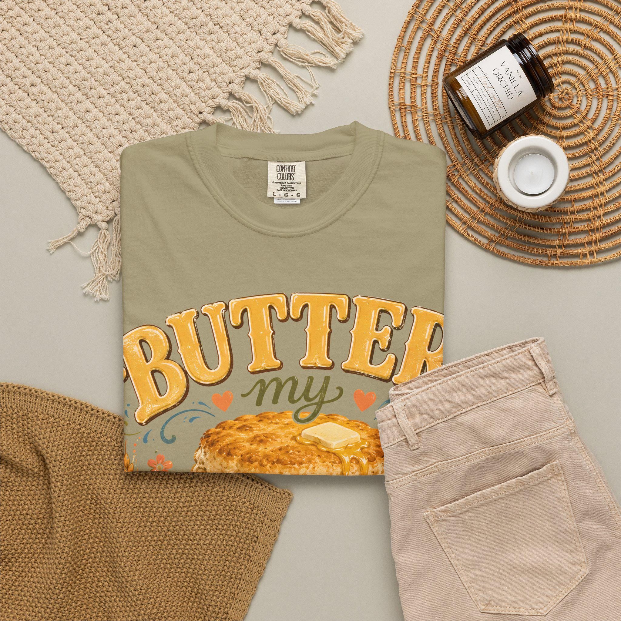 Butter My Biscuit T-Shirt | Southern Comfort Food Graphic Tee