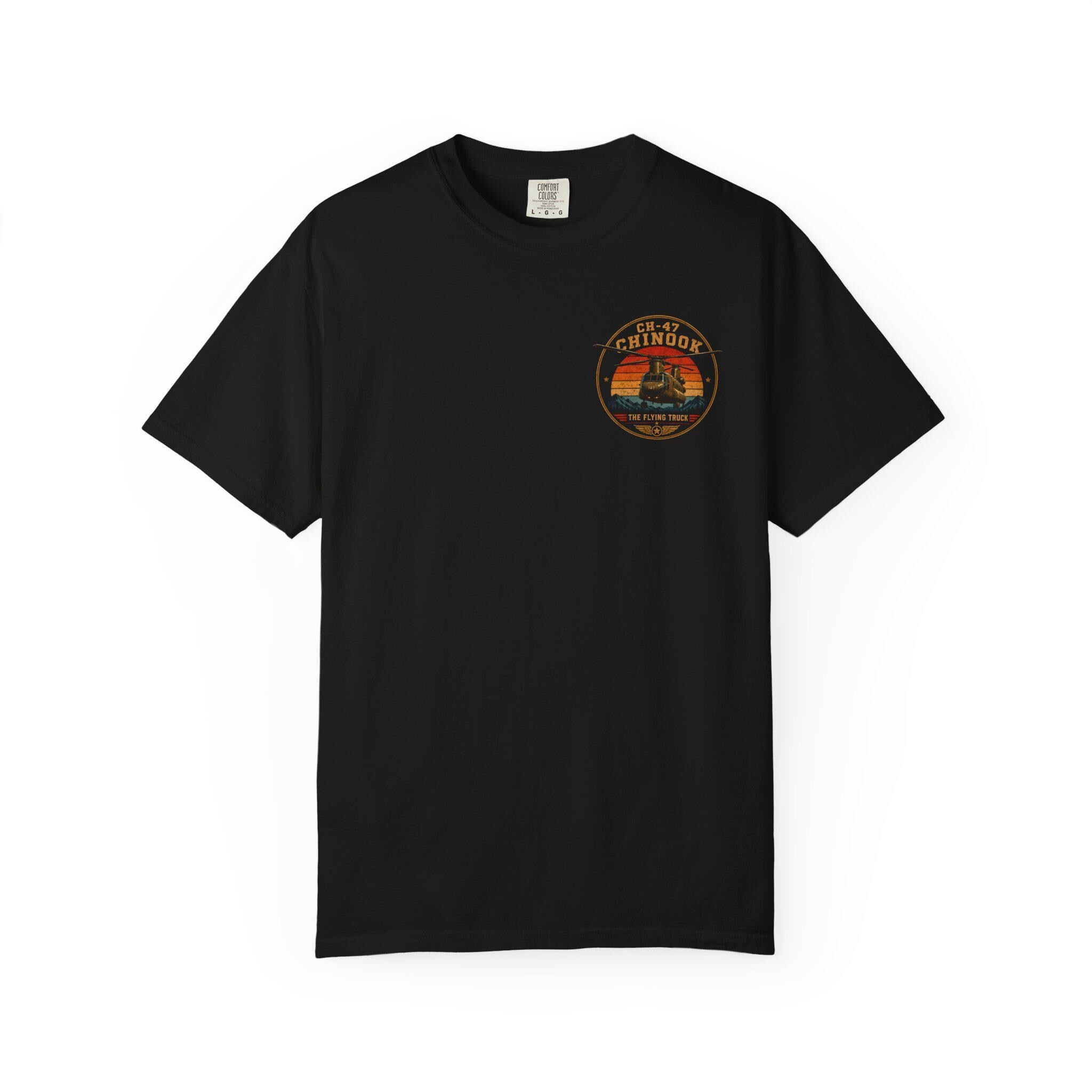 CH-47 Chinook Helicopter T-Shirt | Vintage Flying Truck Aviation Tee