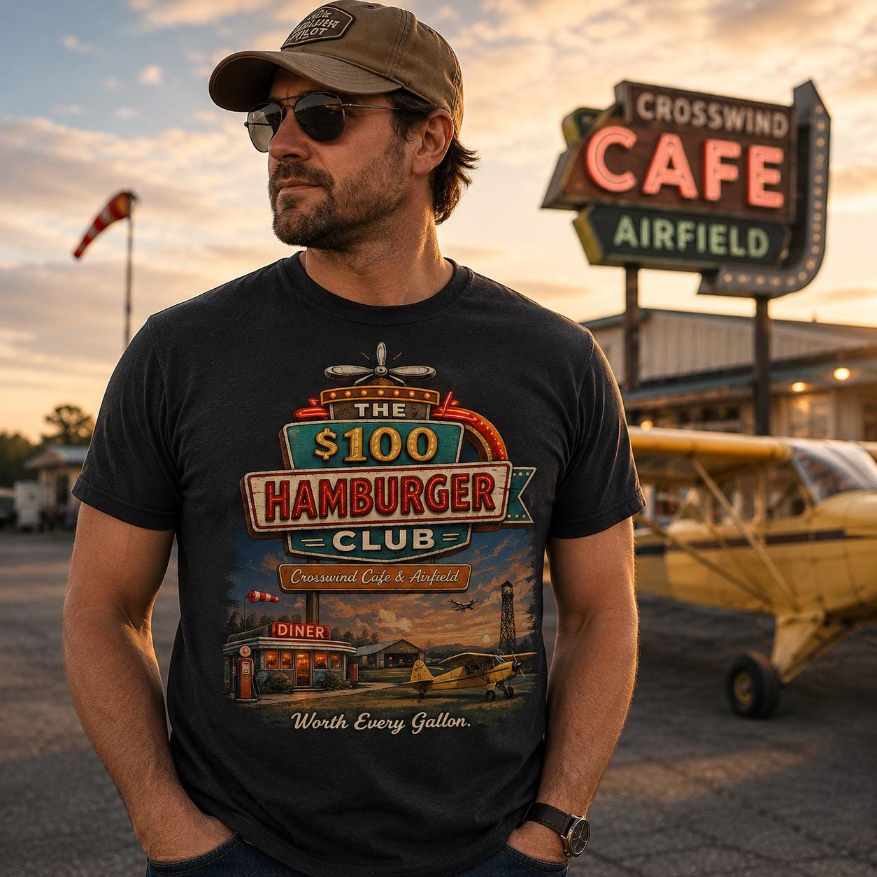 The $100 Hamburger Club Tee