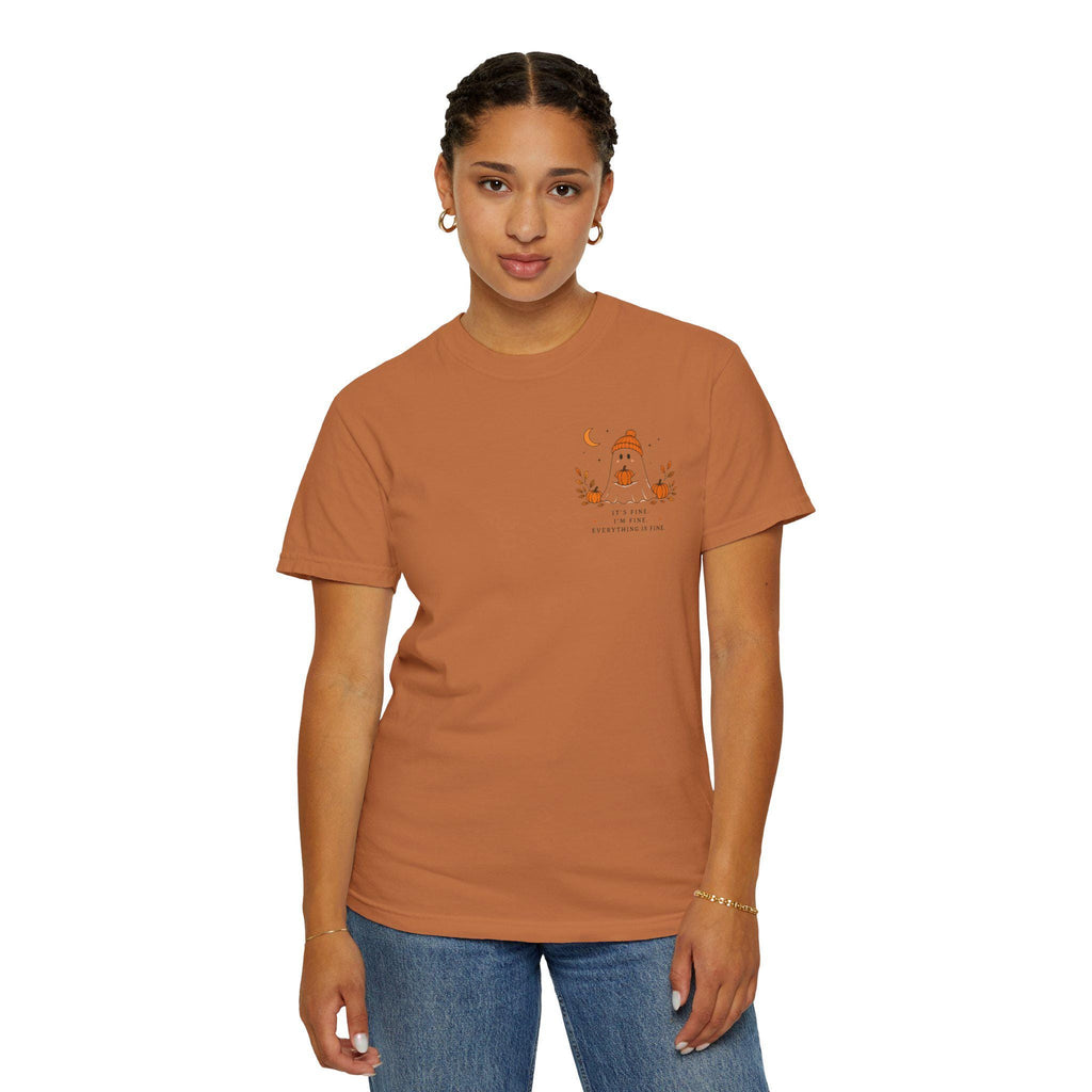 Ghost Pumpkin T-Shirt | Spooky Season Comfort Colors Tee