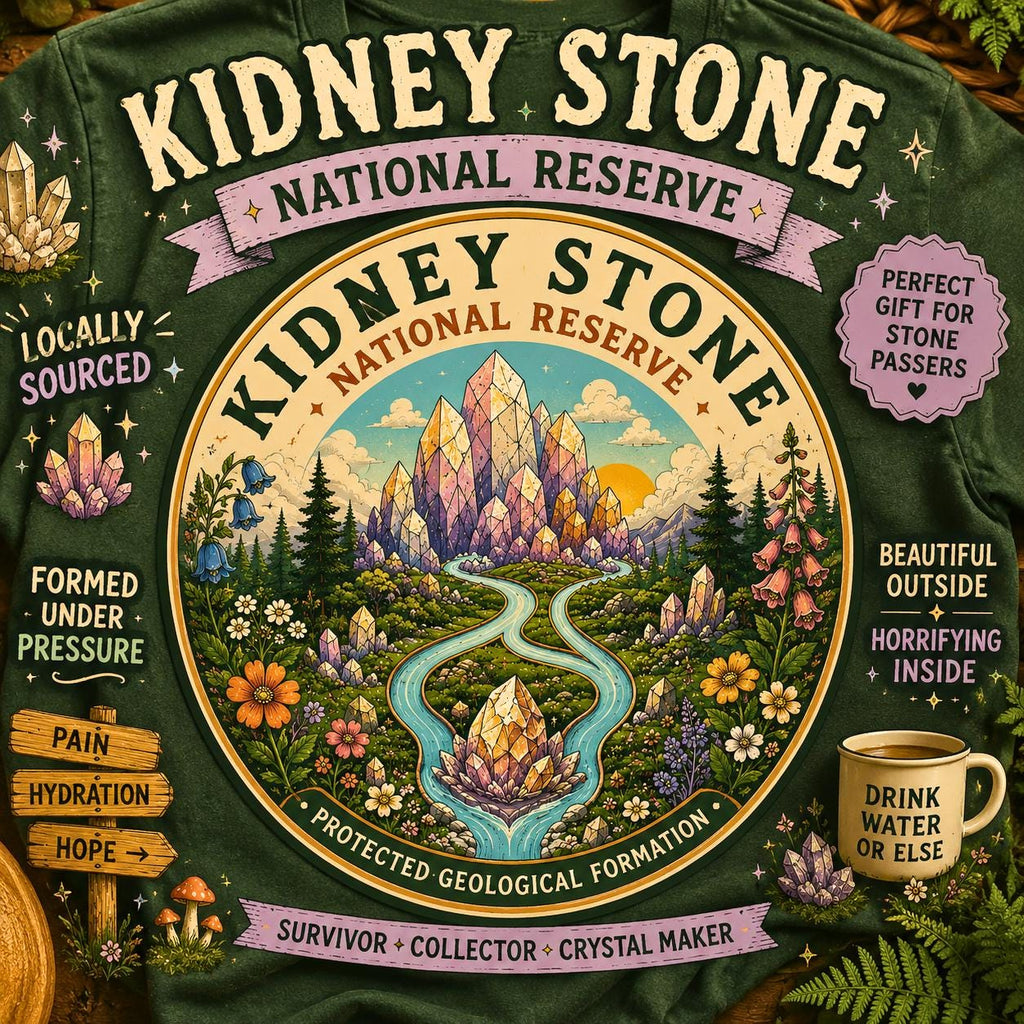 Kidney Stone National Reserve Shirt, Protected Geological Formation Tee