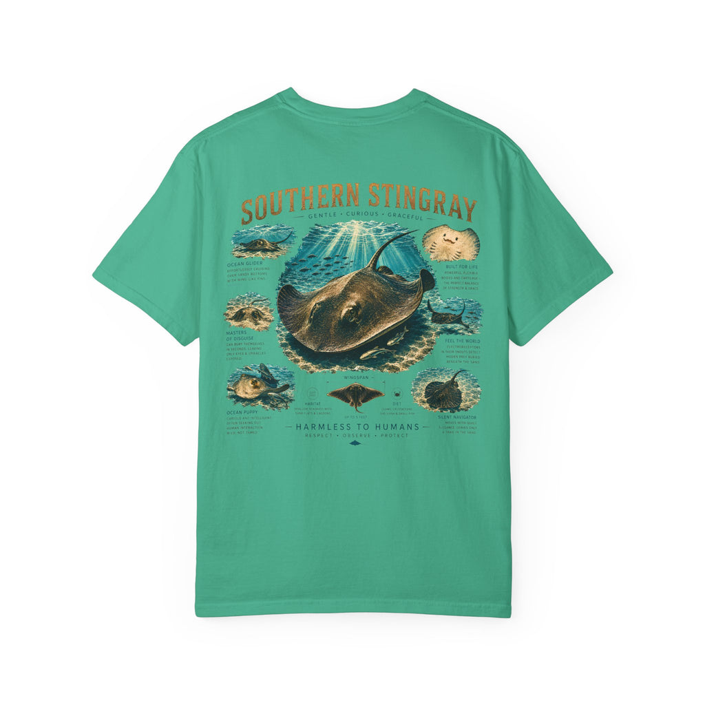 Southern Stingray Shirt | Ocean Puppy Tee | Stingray Lover Gift | Inspired by Cayman Encounters | Marine Life Graphic T-Shirt
