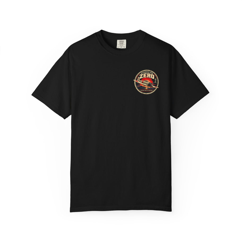 Mitsubishi A6M Zero Vintage Warplane T-shirt | Japanese Fighter Aircraft