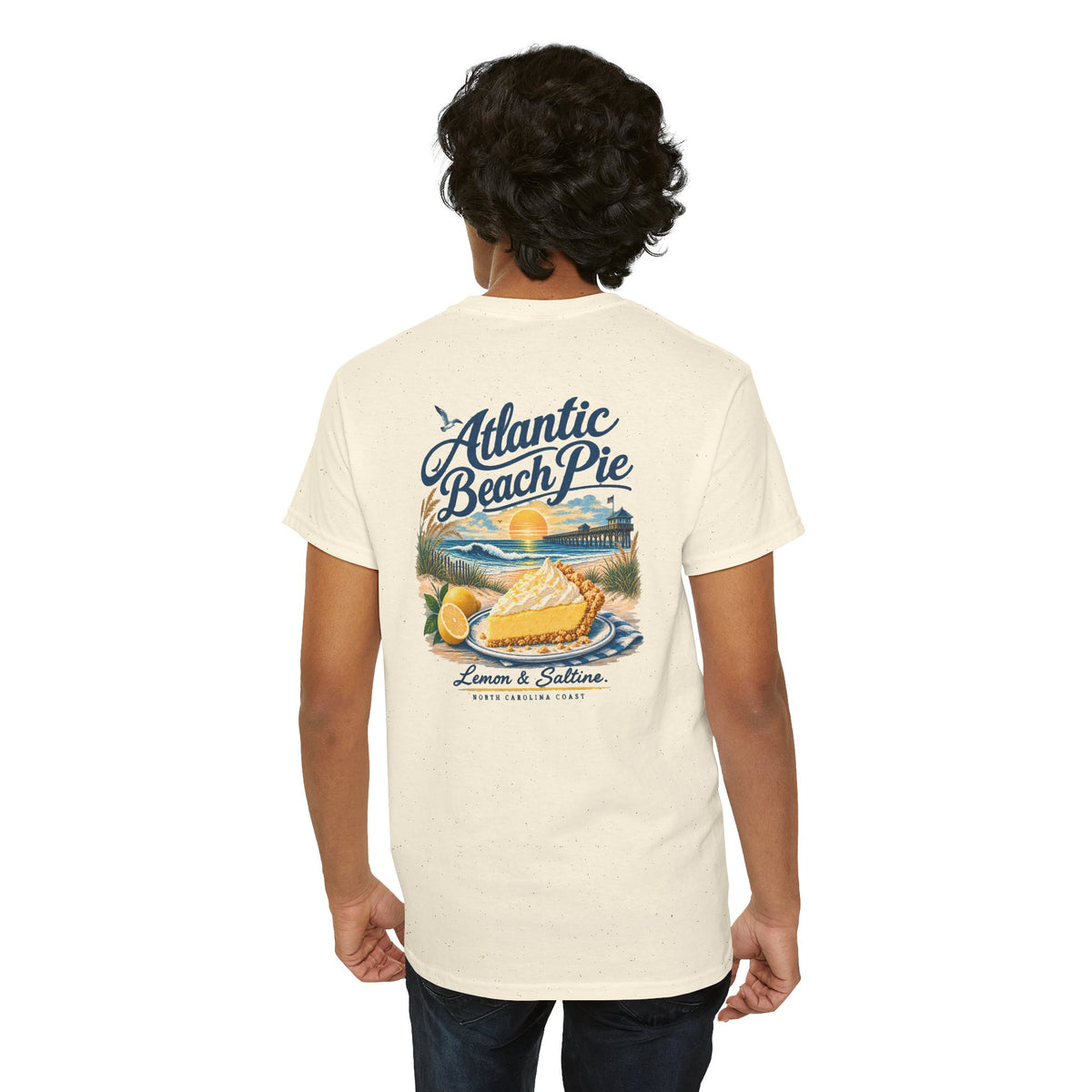 Atlantic Beach Pie tee | Lemon & Saltine seaside dessert shirt