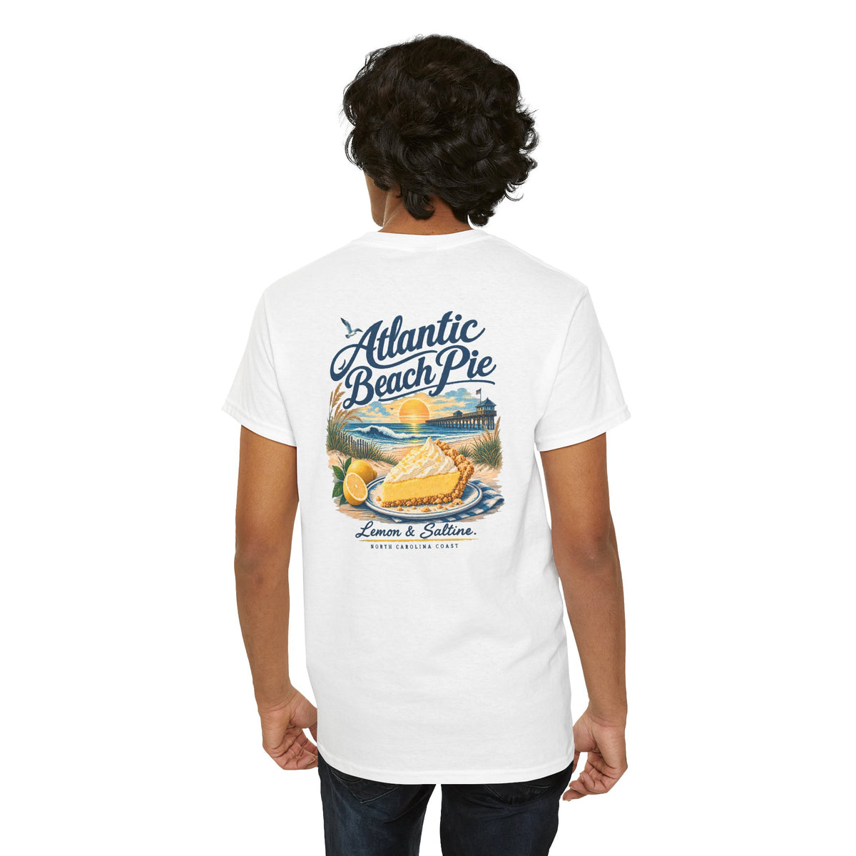 Atlantic Beach Pie tee | Lemon & Saltine seaside dessert shirt