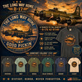 B-17 Flying Fortress "Good Pickin'" WWII Bomber Shirt