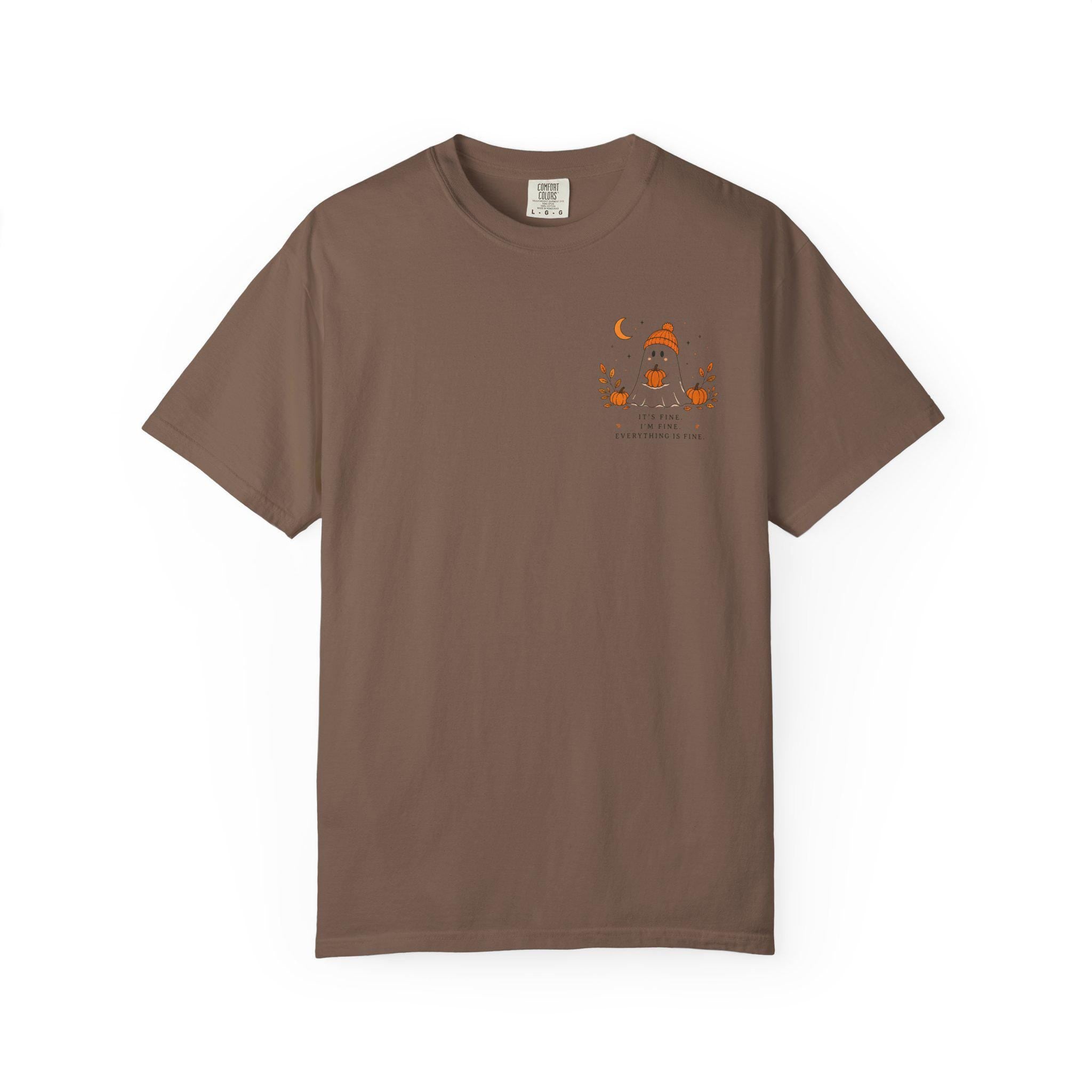 Ghost Pumpkin T-Shirt | Spooky Season Comfort Colors Tee
