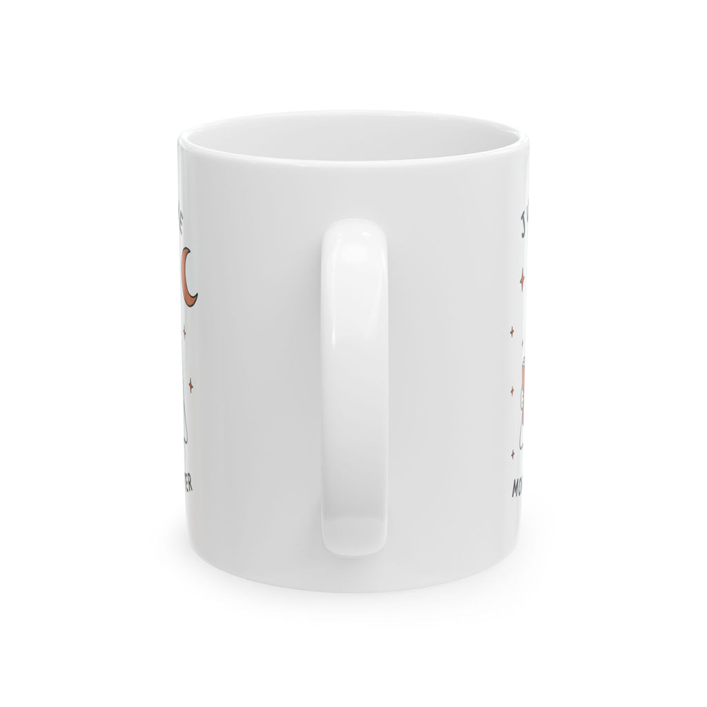 Cute Ghost Reading Mug | Just One More Chapter Ceramic Mug