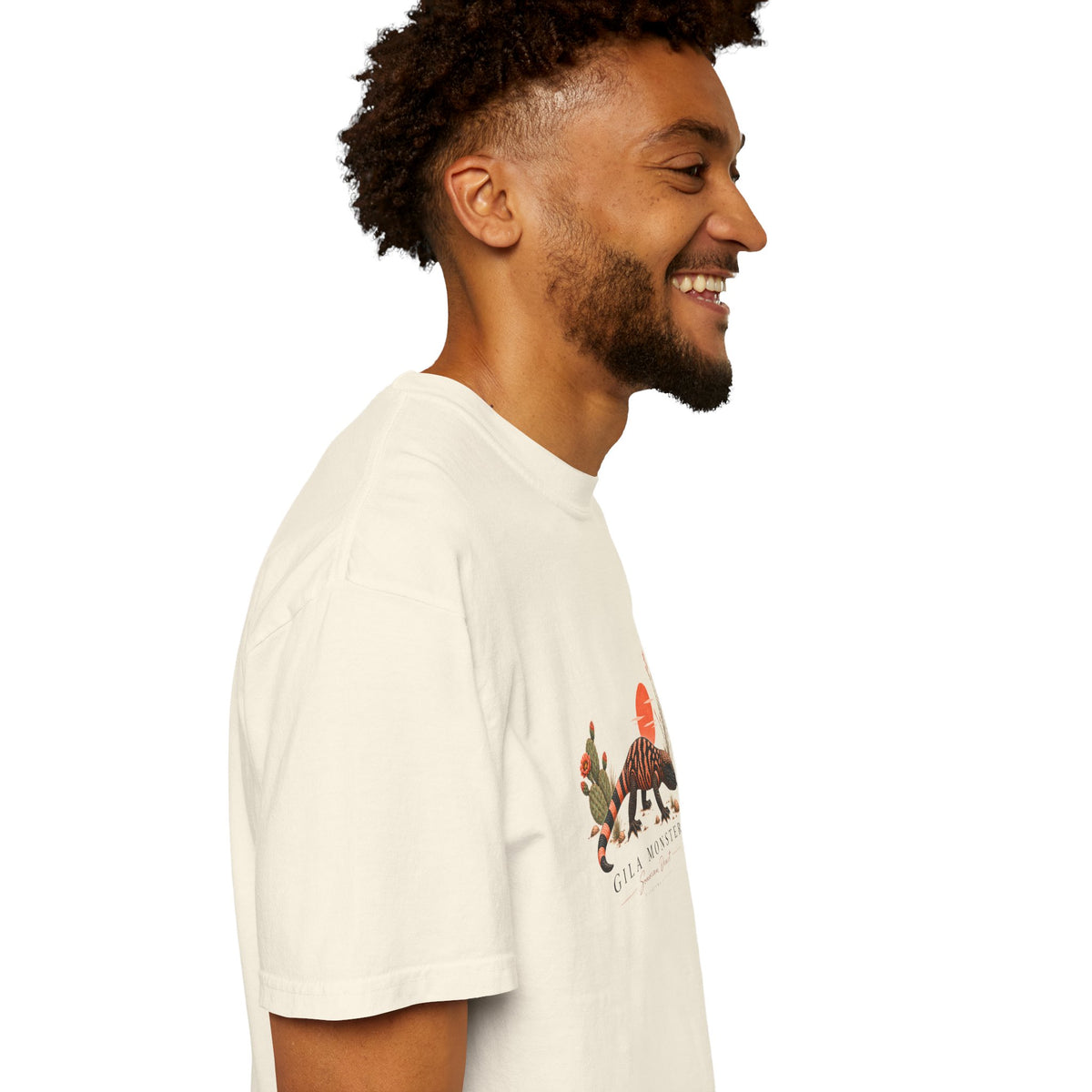 Gila Monster Illustration T-Shirt | Desert Lizard Sun Tee