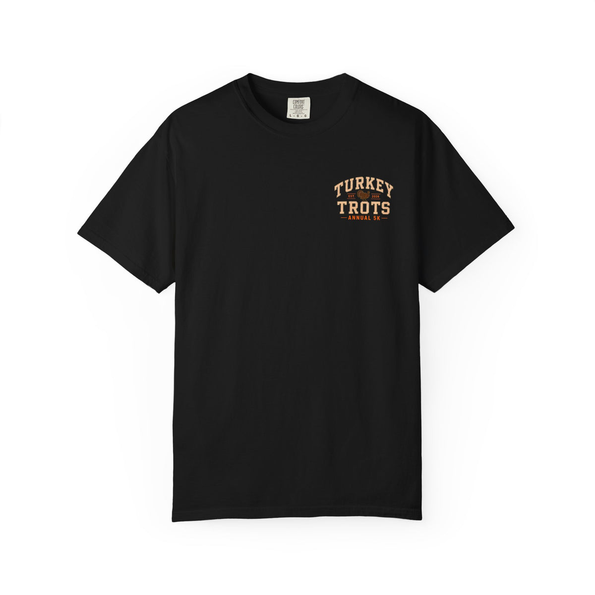 Turkey Trots annual 5K Leave Your Mark T-shirt | Thanksgiving run tee