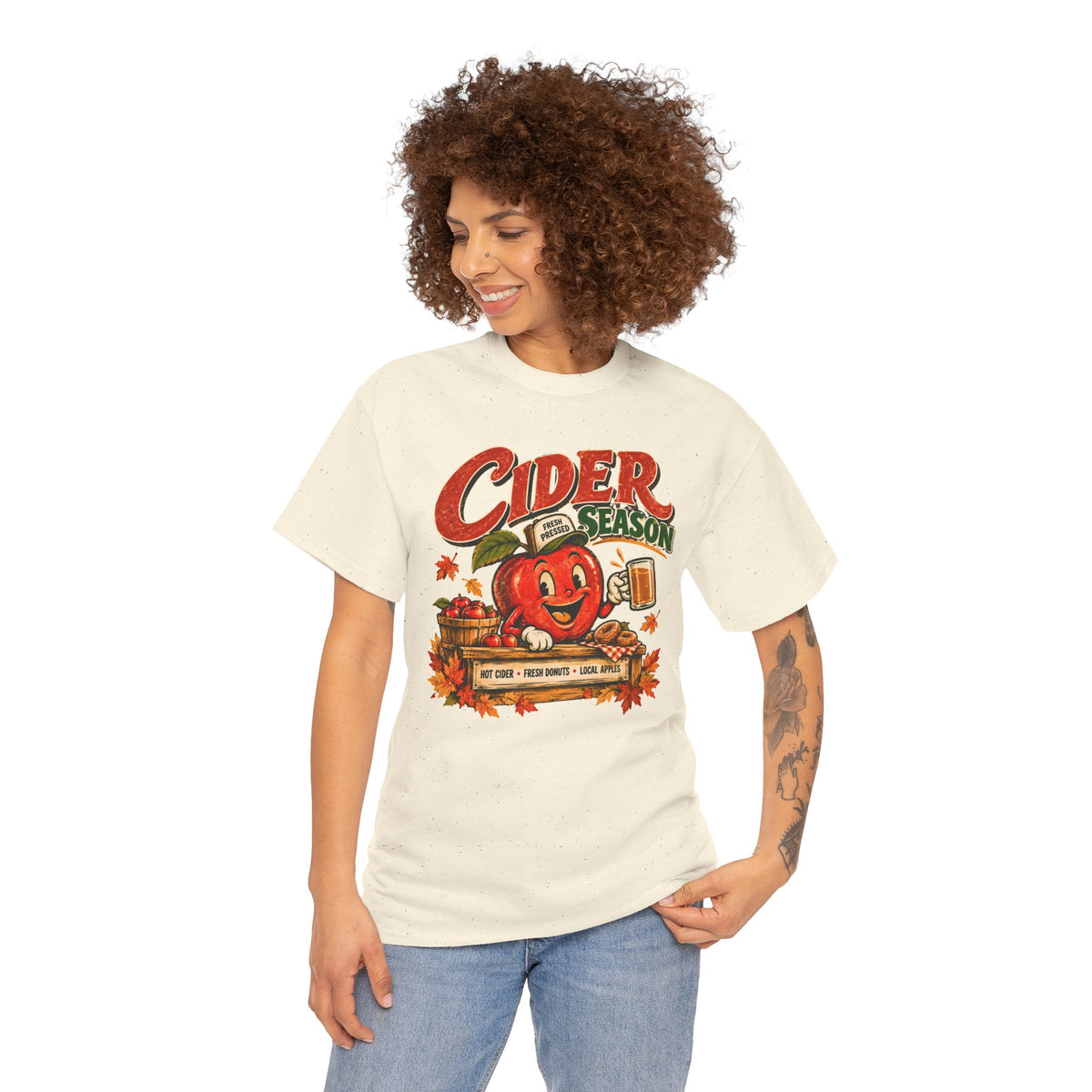 Cider Season Shirt, Fall Apple Shirt, Apple Orchard Tee, Autumn Graphic T Shirt, Cider Mill Shirt, Vintage Fall Shirt, Comfort Colors Tee