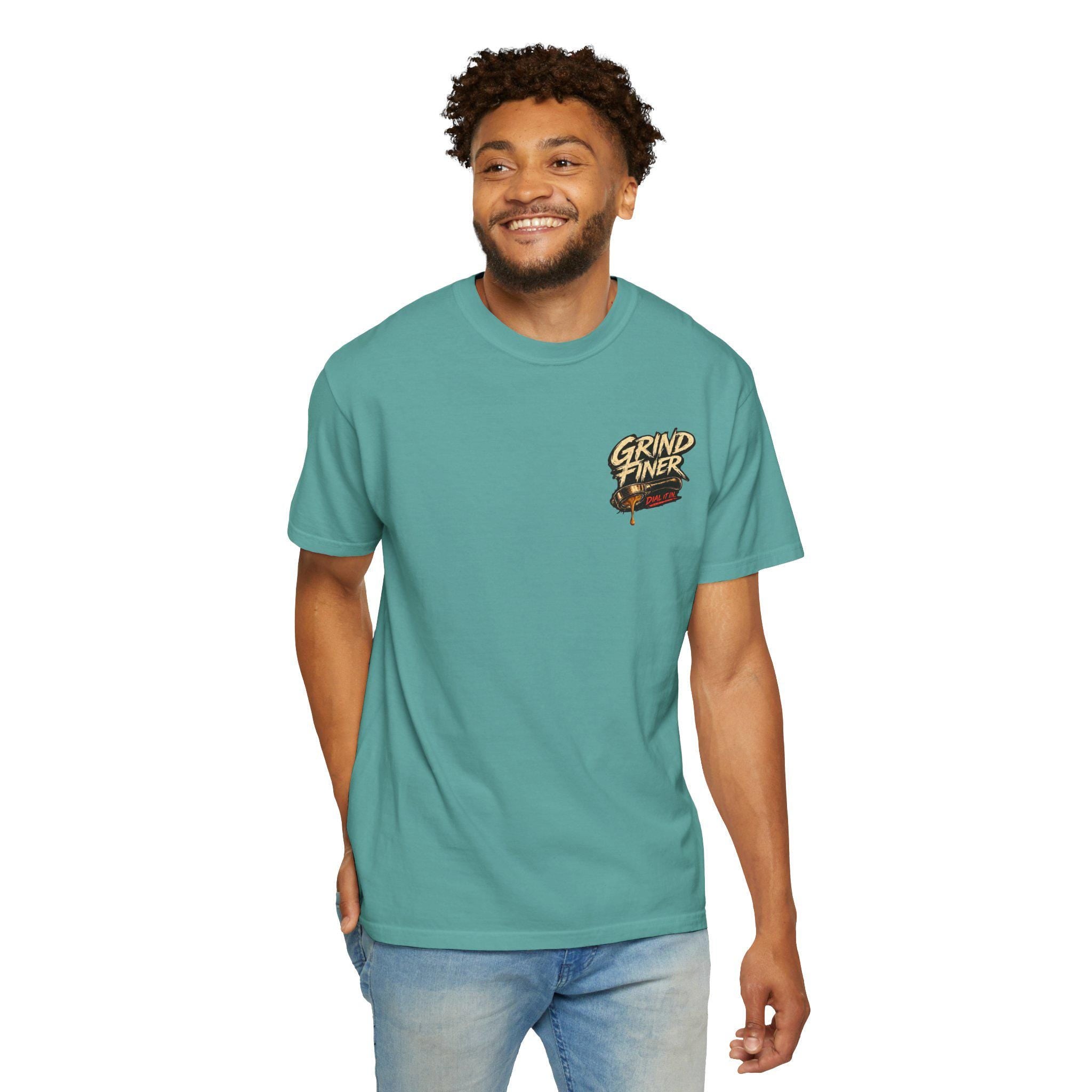GRIND FINER Espresso Specialty Coffee Shirt