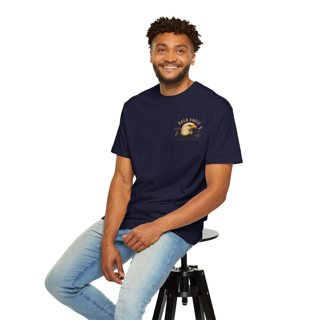 Bald Eagle Field Guide Shirt, Vintage Natural History Wildlife Art Tee
