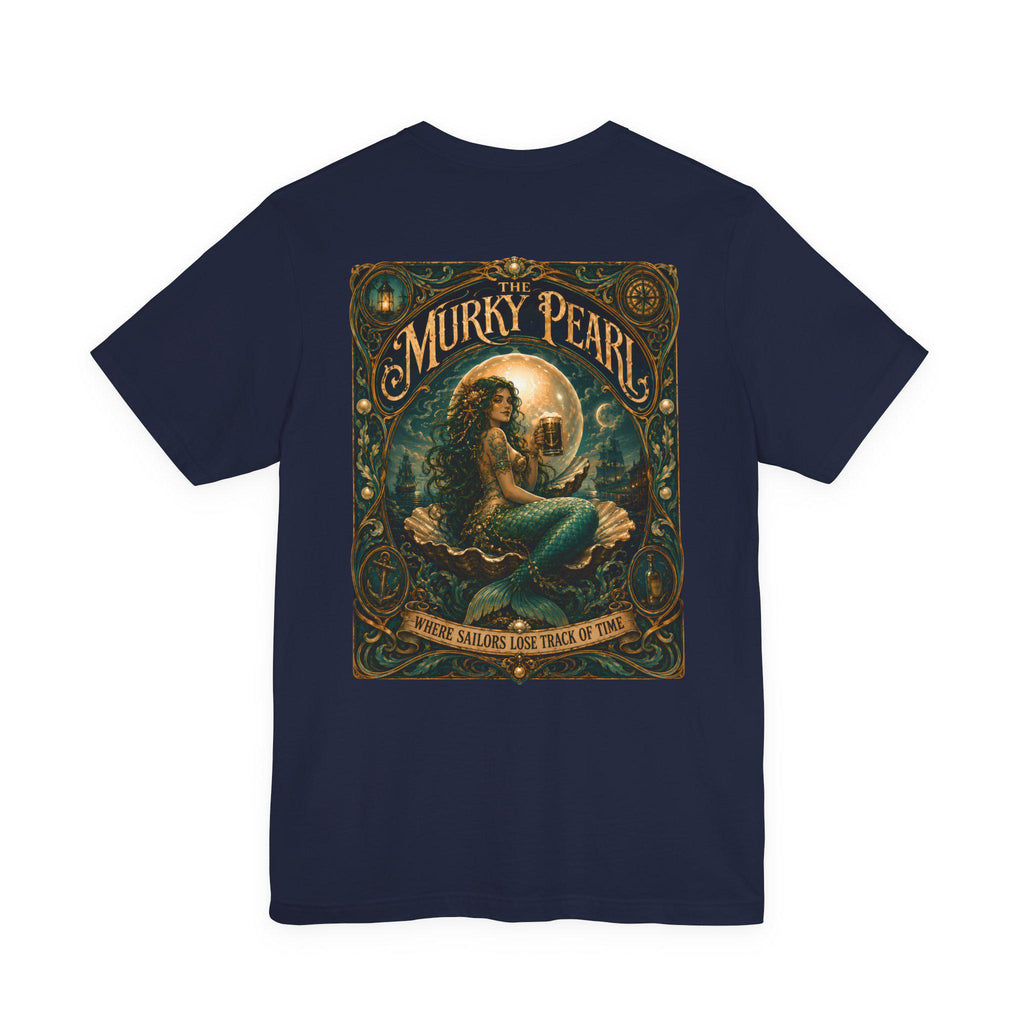 The Murky Pearl Mermaid Tavern T-Shirt, Nautical Vintage Graphic Tee