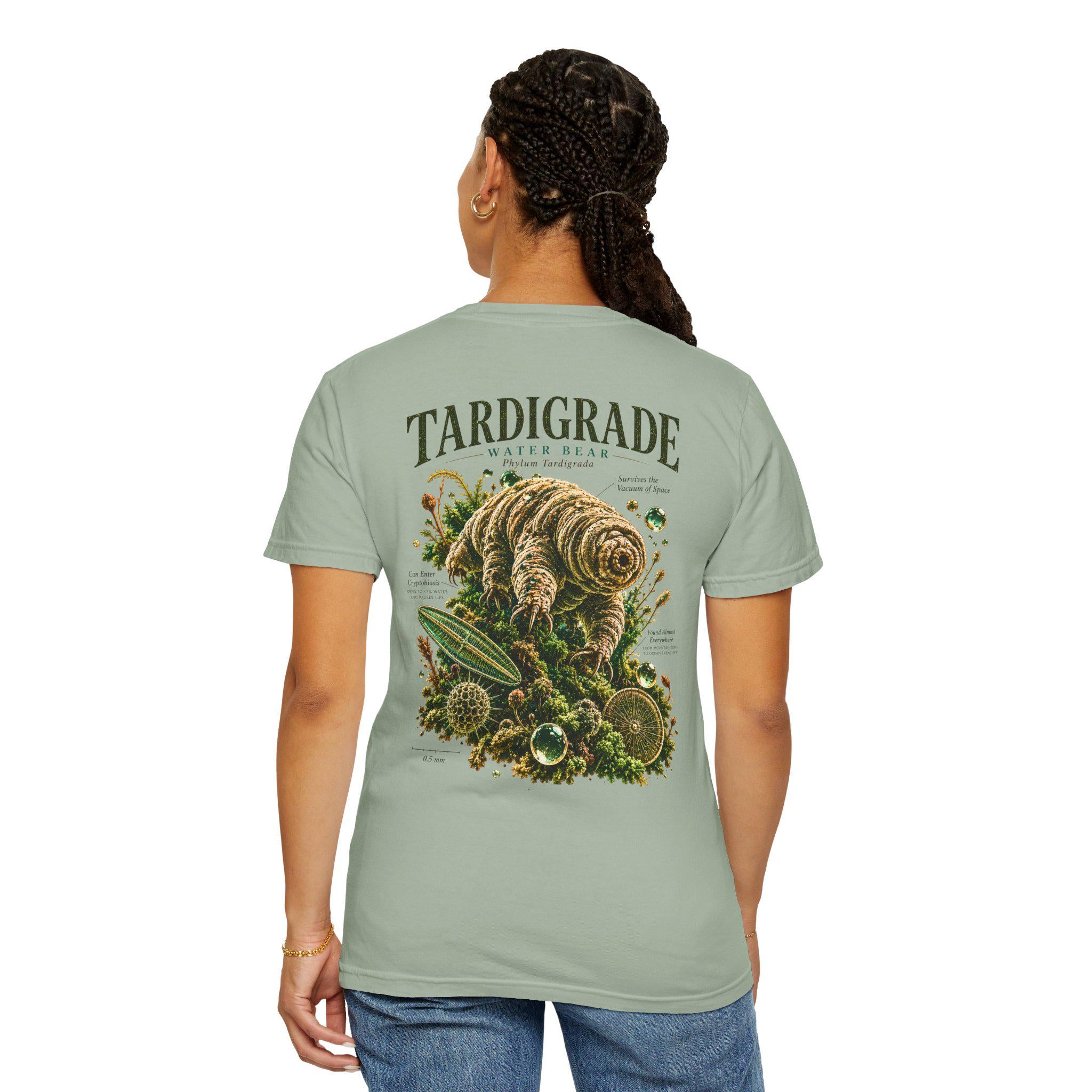 Tardigrade Water Bear Shirt, Museum Edition Botanical Graphic Tee