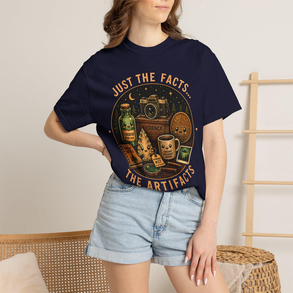 Cryptid Investigator Shirt: Vintage Artifacts Field Notes Design
