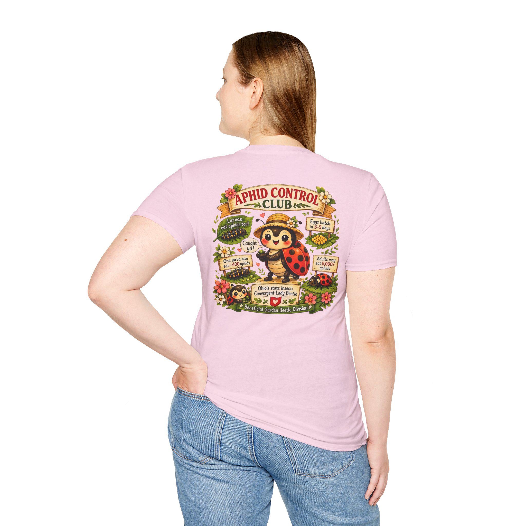 Ladybug Garden Tee - Beneficial Garden Beetle Division