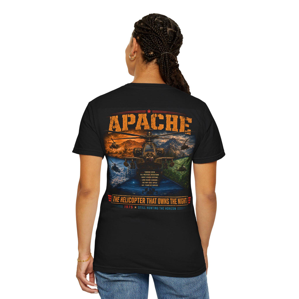 Apache Helicopter T-shirt | Army Aviation Military Aircraft