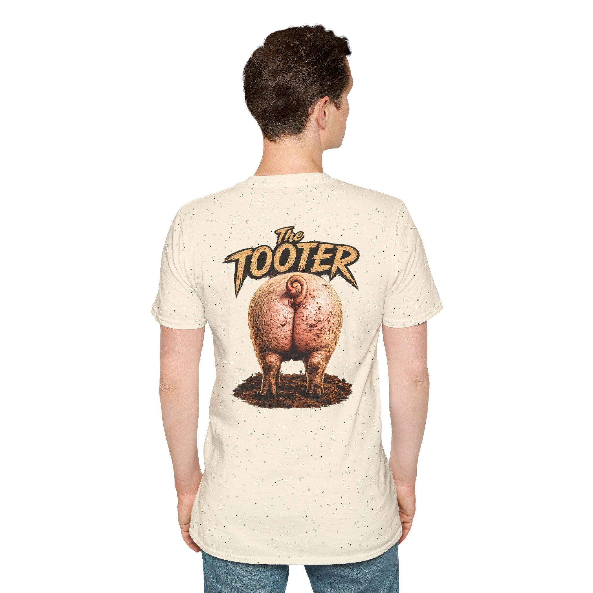 Rooter to Tooter Pig Shirt, Farm Humor Graphic Tee, Animal Pun Apparel
