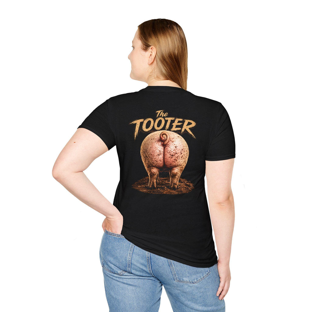 Rooter to Tooter Pig Shirt, Farm Humor Graphic Tee, Animal Pun Apparel