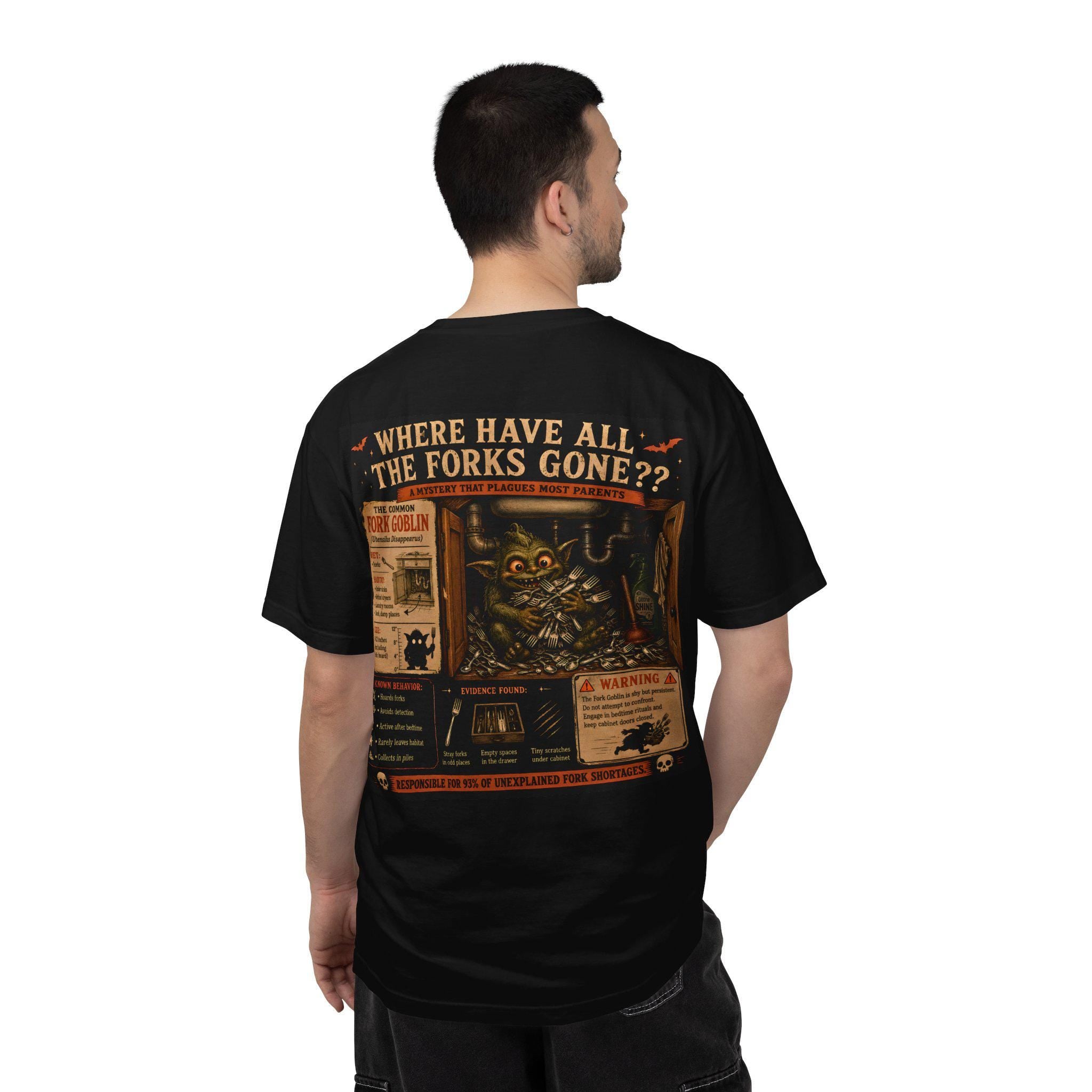 For Forks Sake Shirt | Fork Goblin Halloween Tee | Funny Mom Shirt