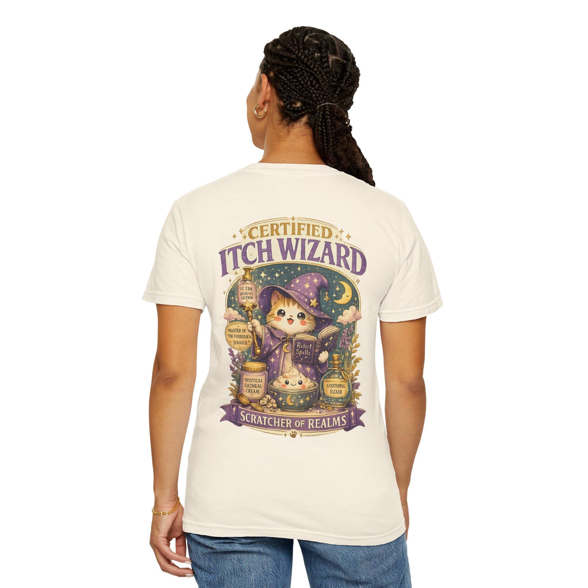 Certified Itch Wizard Cat Tee