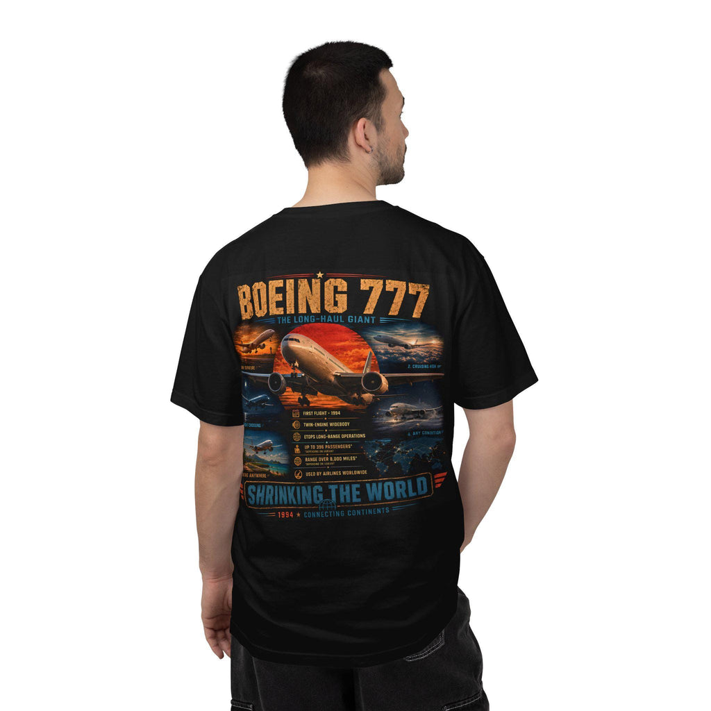 Boeing 777 Aviation T-Shirt | Long-Haul Airliner Graphic Tee