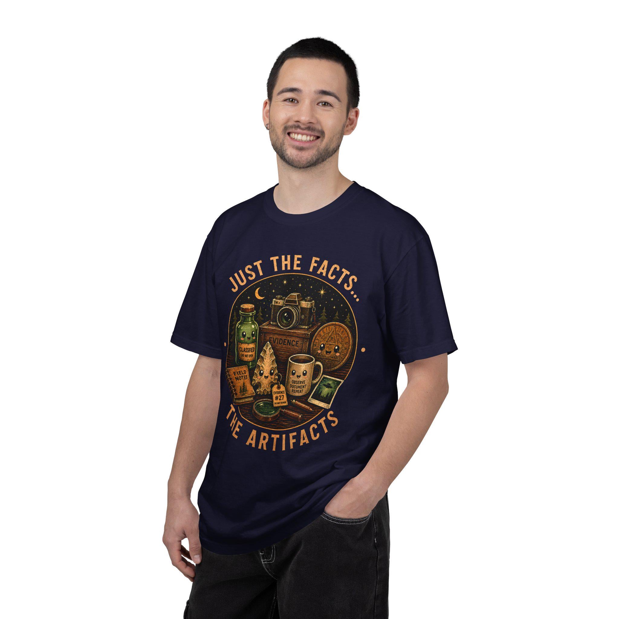 Cryptid Investigator Shirt: Vintage Artifacts Field Notes Design