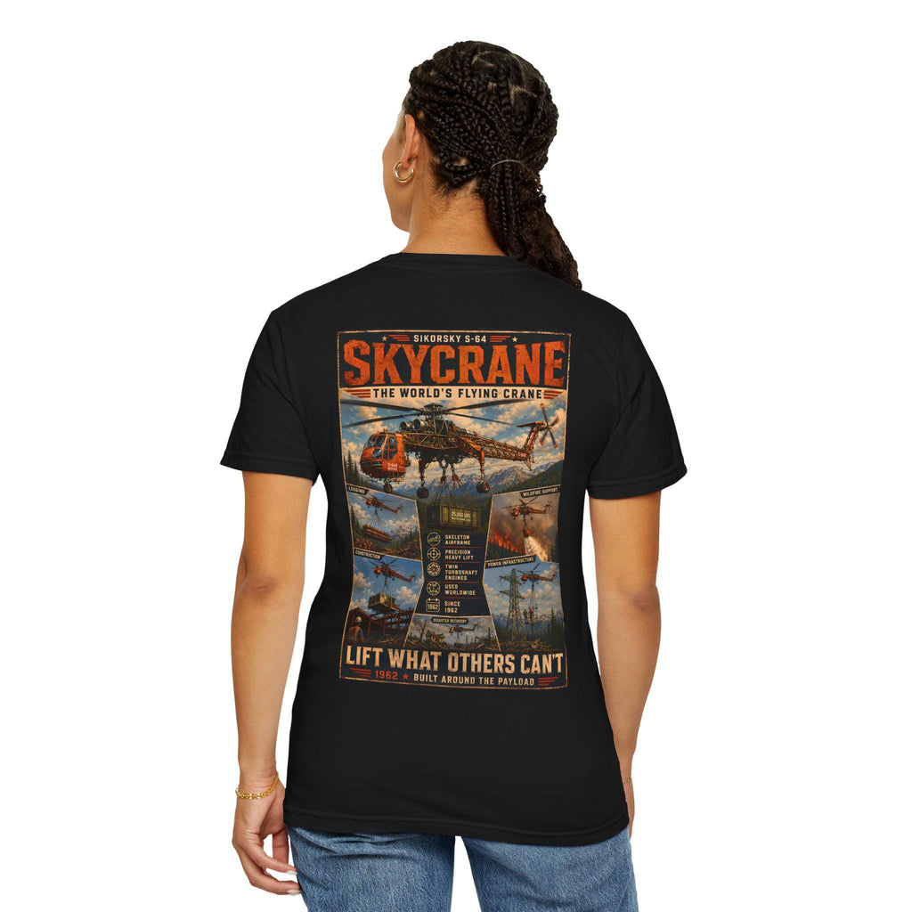 Sikorsky S-64 Skycrane Shirt | Flying Crane Heavy Lift Helicopter Tee