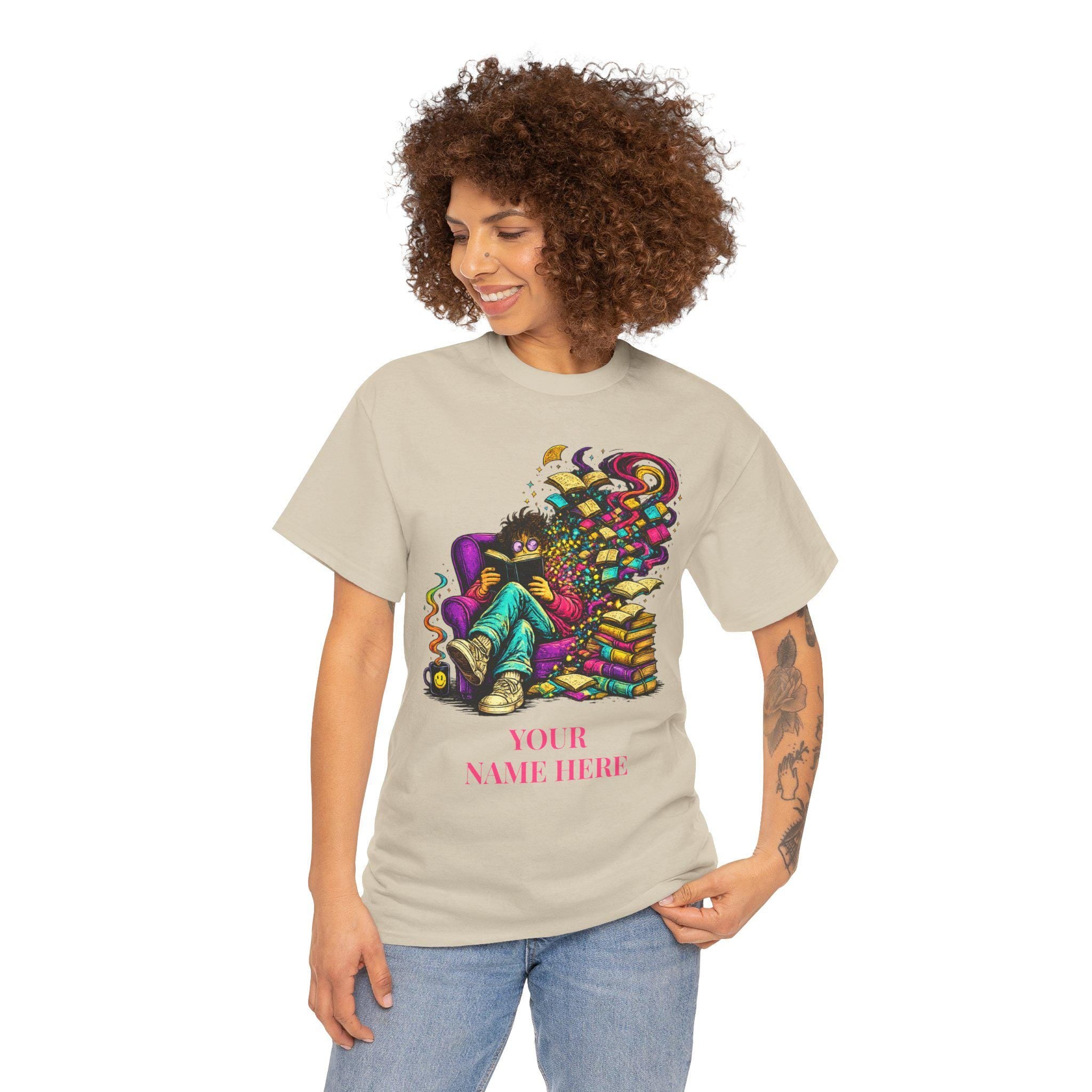 Personalized Book Lover Shirt, Custom Name Reading Tee, Lost in Good Book Style
