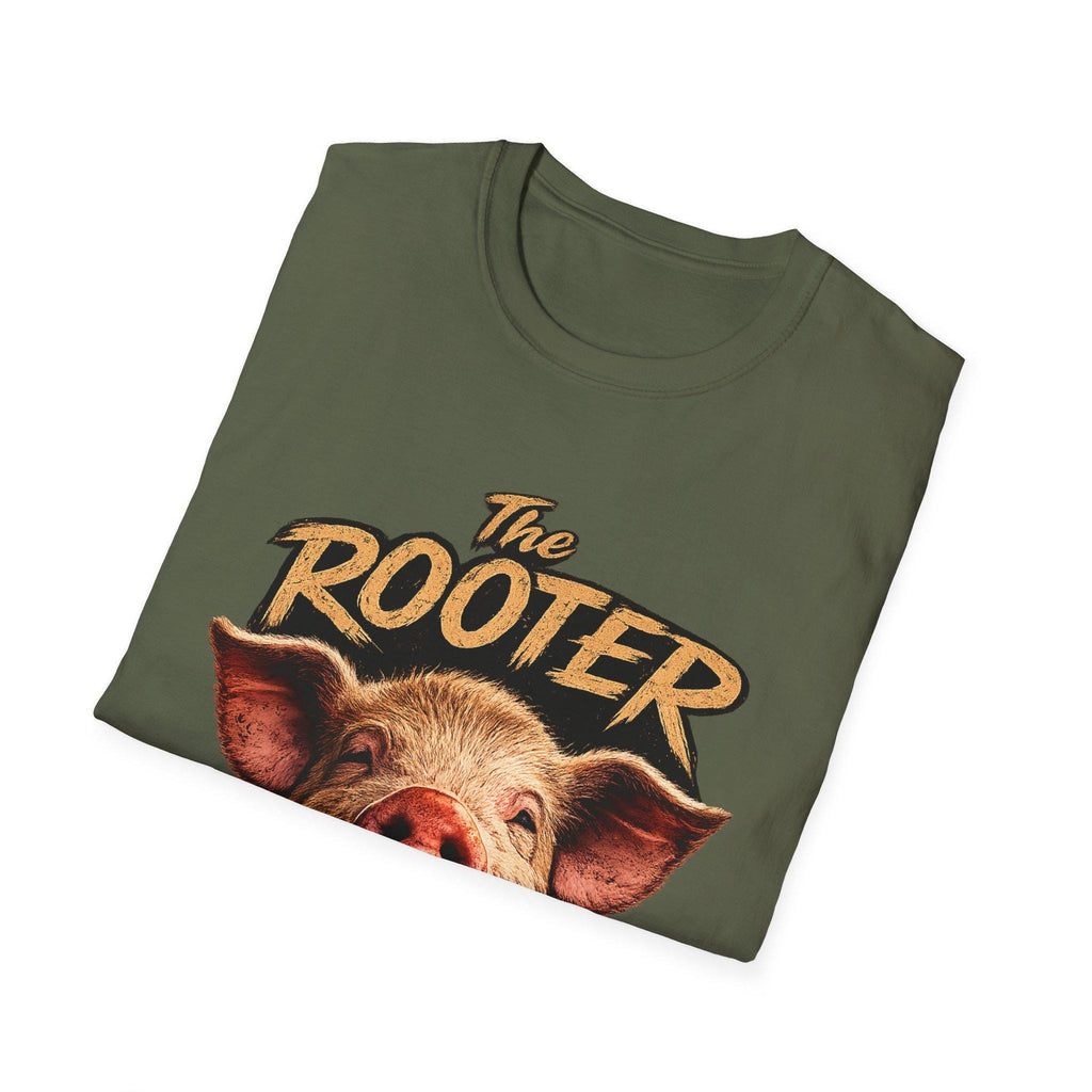 Rooter to Tooter Pig Shirt, Farm Humor Graphic Tee, Animal Pun Apparel