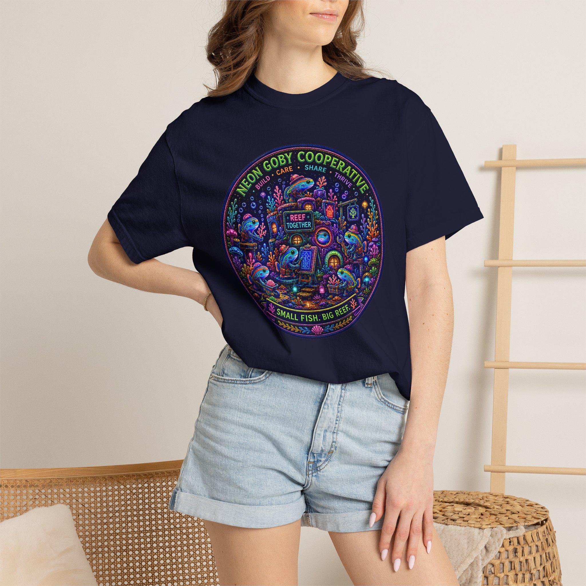 Neon Goby Cooperative Shirt | Comfort Colors Ocean Reef Tee
