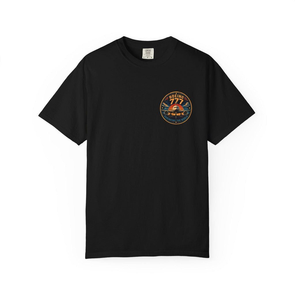 Boeing 777 Aviation T-Shirt | Long-Haul Airliner Graphic Tee