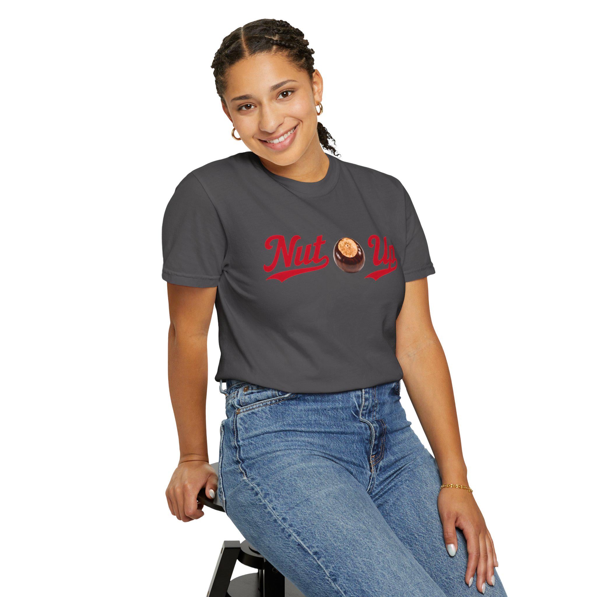 Nut Up Buckeye Nut Graphic Tee | Ohio Inspired Nature Shirt