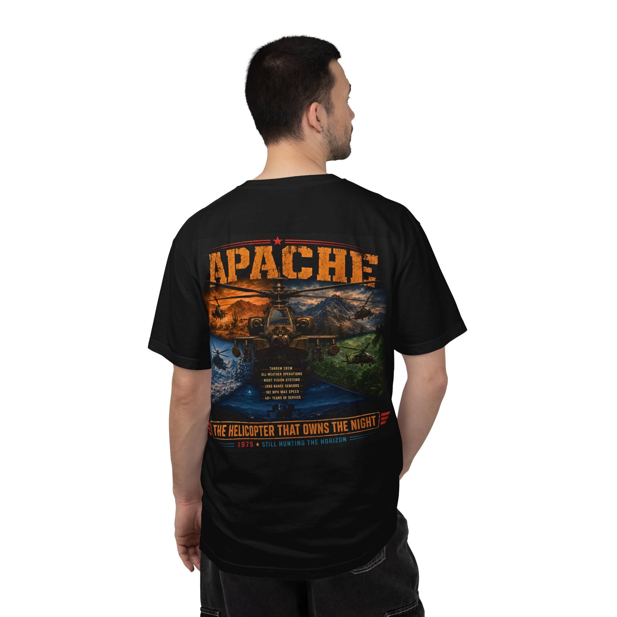 Apache Helicopter T-shirt | Army Aviation Military Aircraft