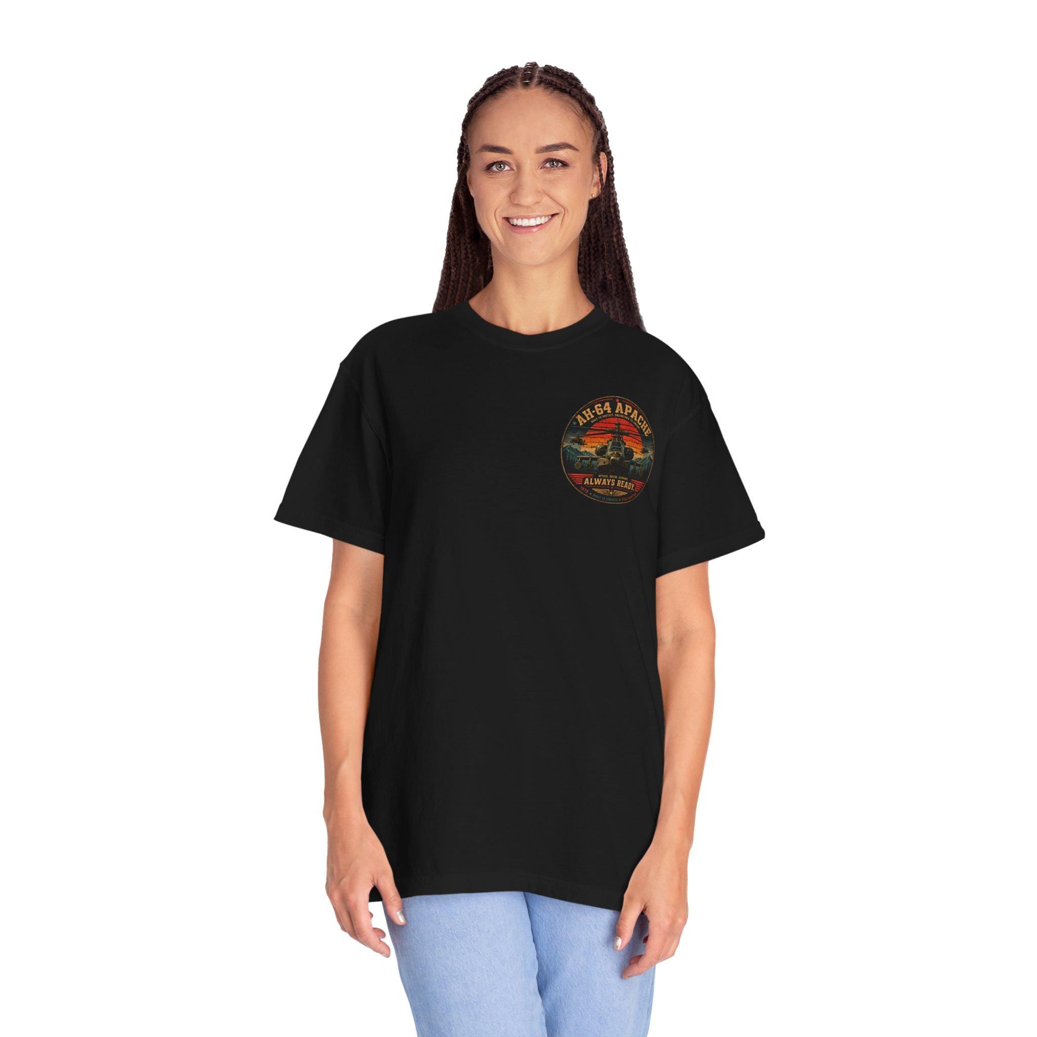 Apache Helicopter T-shirt | Army Aviation Military Aircraft