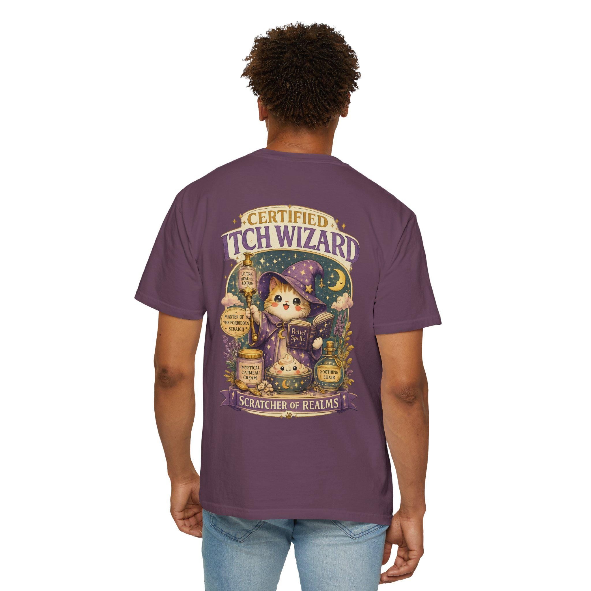 Certified Itch Wizard Cat Tee