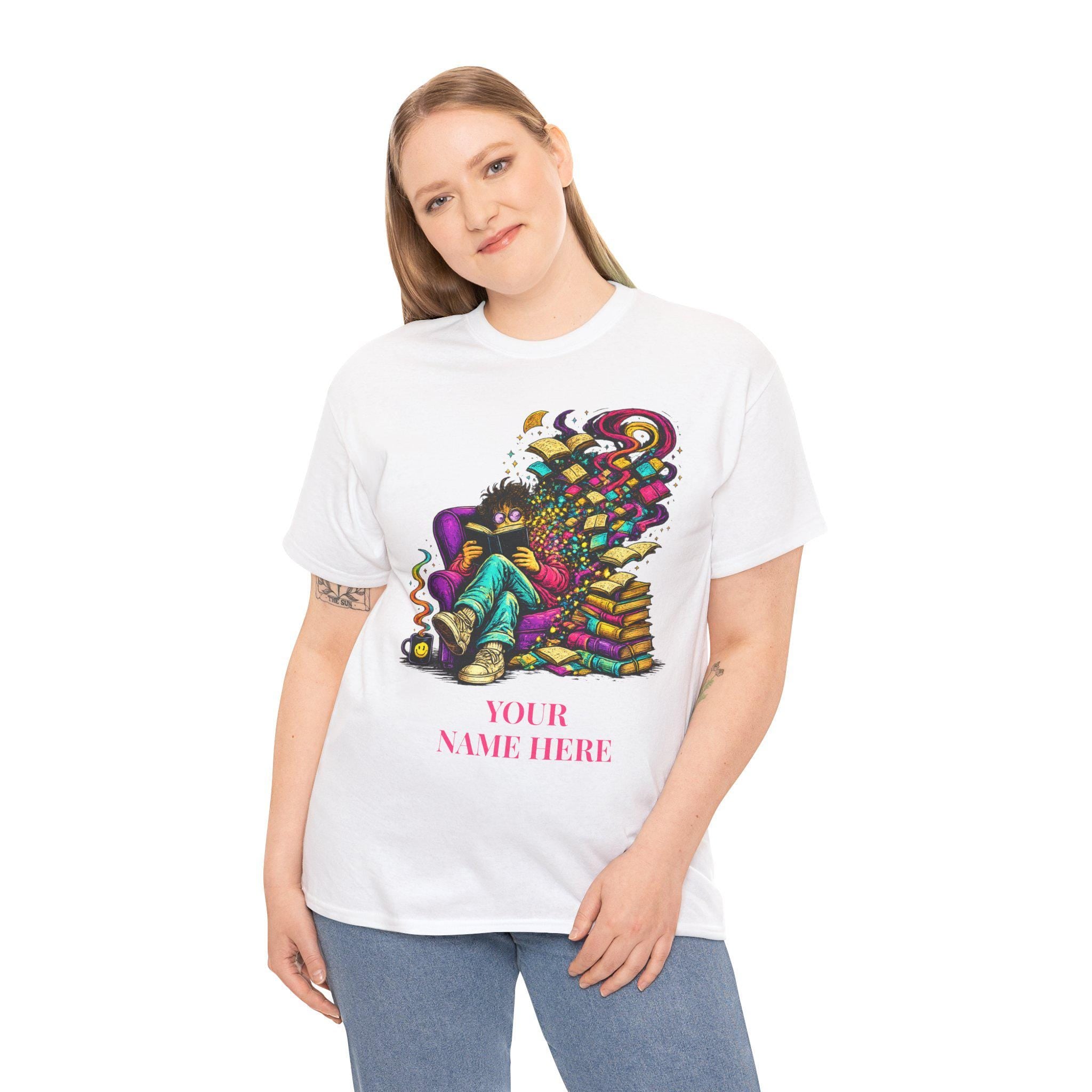 Personalized Book Lover Shirt, Custom Name Reading Tee, Lost in Good Book Style