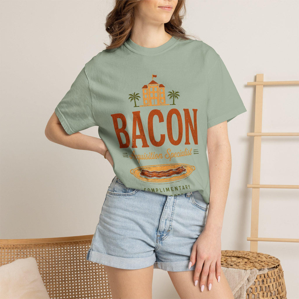 Bacon Acquisition Specialist T-Shirt | Retro Breakfast Graphic