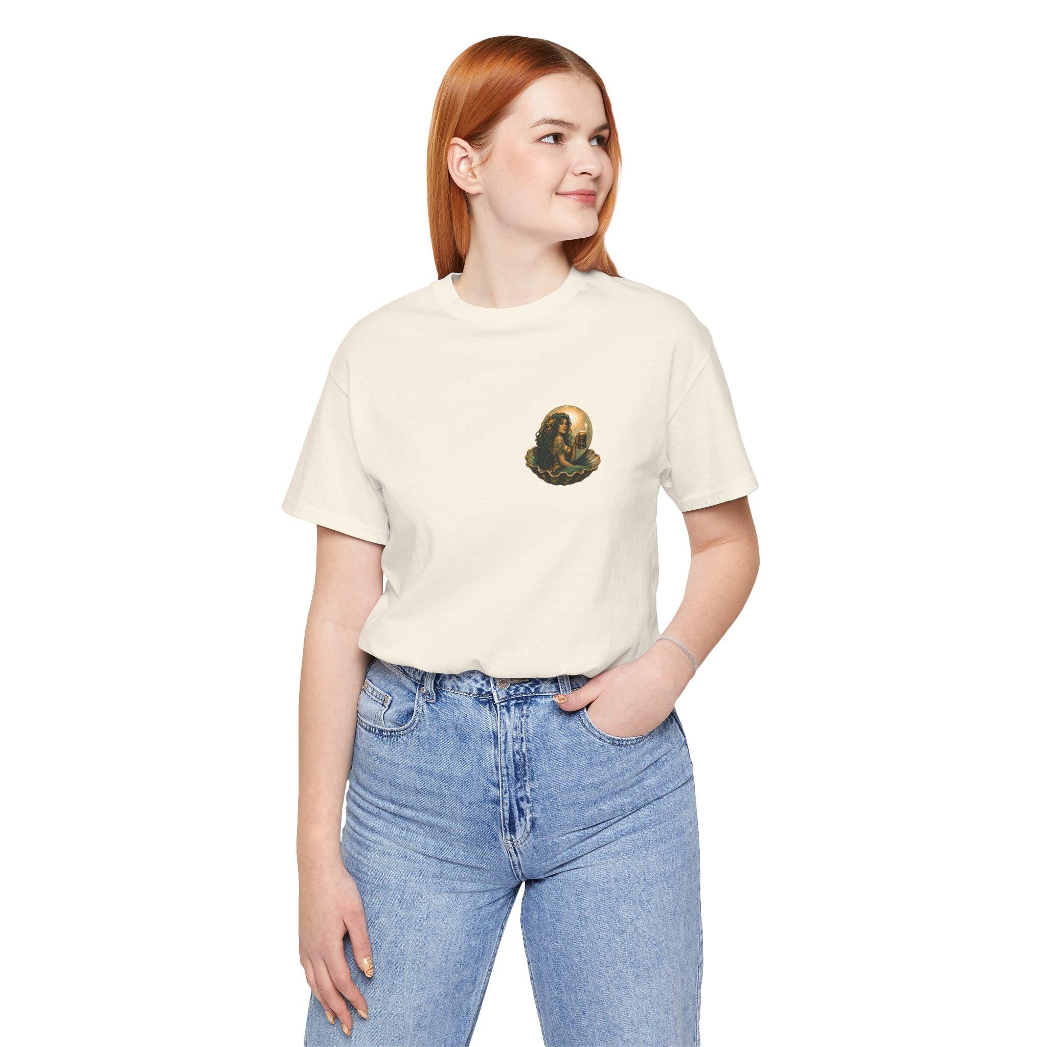 The Murky Pearl Mermaid Tavern T-Shirt, Nautical Vintage Graphic Tee