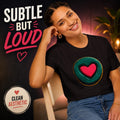 Heart O Graphic Tee, Minimal Love Symbol Streetwear Shirt